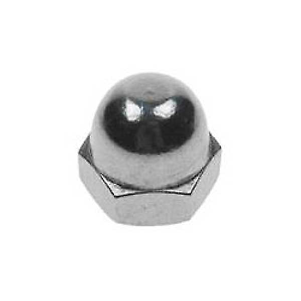 Stainless Steel Dome Nut 1/2"