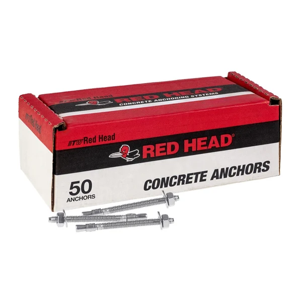 Red Head 3/8" x 5" Trubolt Wedge Anchor - 304 Stainless Steel | Qty. 50