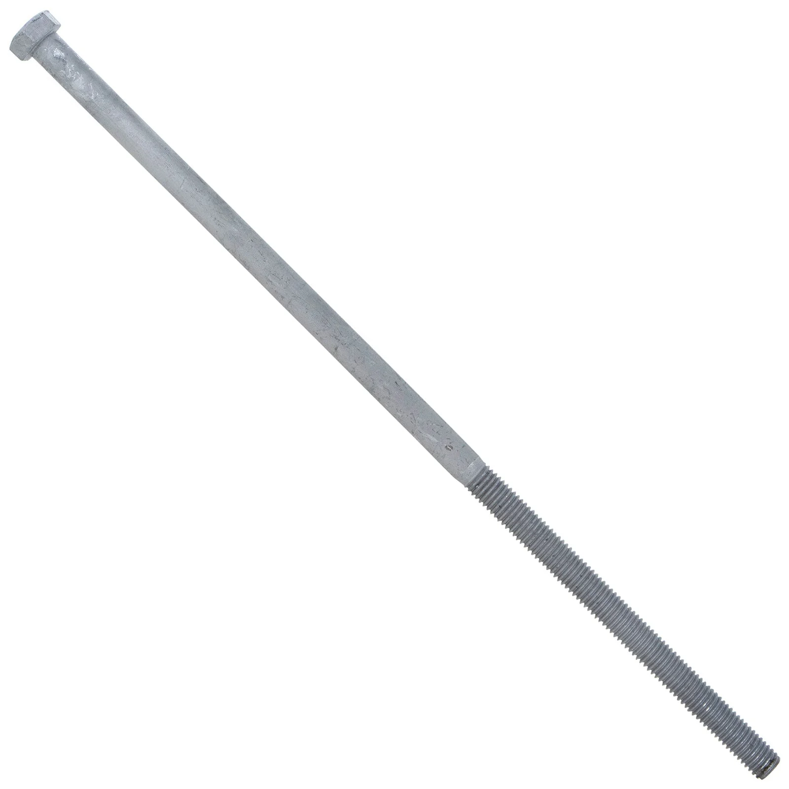 1/2" x 15" Conquest A307 Grade A Hex Bolt w/6" Thread - Hot Dip Galvanized