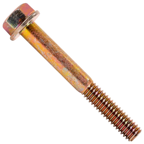 5/16" x 2-1/2" Conquest Grade 8 Non-Serrated Flange Bolt - Zinc Yellow