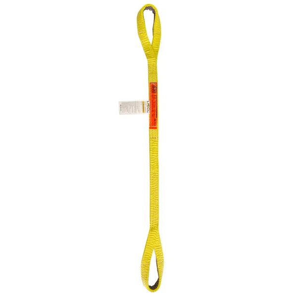Nylon Lifting Sling - Twisted Eye & Eye | Reinforced Eyes - 1" x 16' - 4-ply