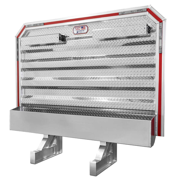 68" x 86" Semi Headache Rack | Full Tray & 2 Chain Hangers