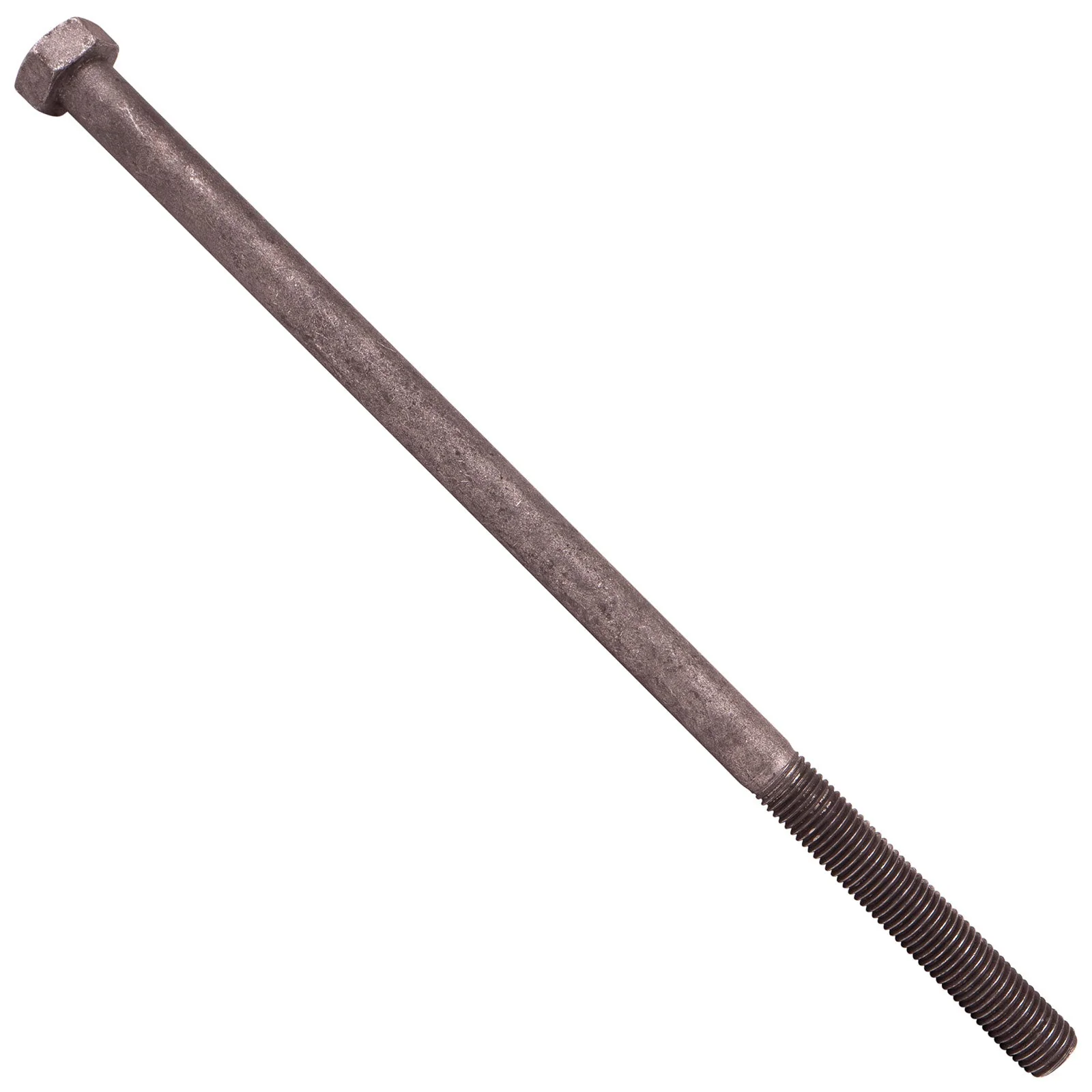 1" x 21" Conquest A307 Grade A Hex Bolt w/6" Thread - Plain