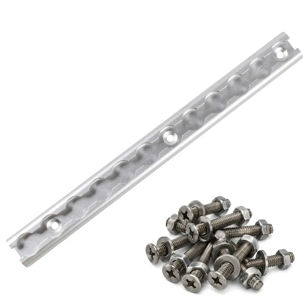 12" Aluminum L-Track Kit | Anodized Finish