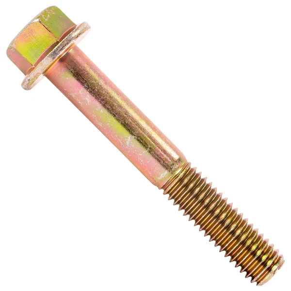 7/16" x 3" Conquest Grade 8 Non-Serrated Flange Bolt - Zinc Yellow