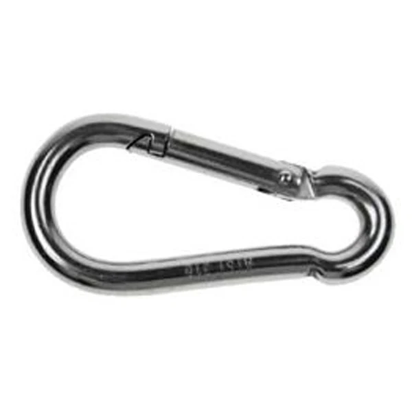 Snap Hook Carabiner - 316 Stainless Steel - 4-3/4" Length