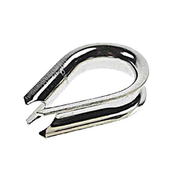 7/8" Light Duty Stainless Steel Thimbles | Type 316