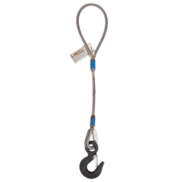 1" x 10' Standard Eye & Hook Wire Rope Sling