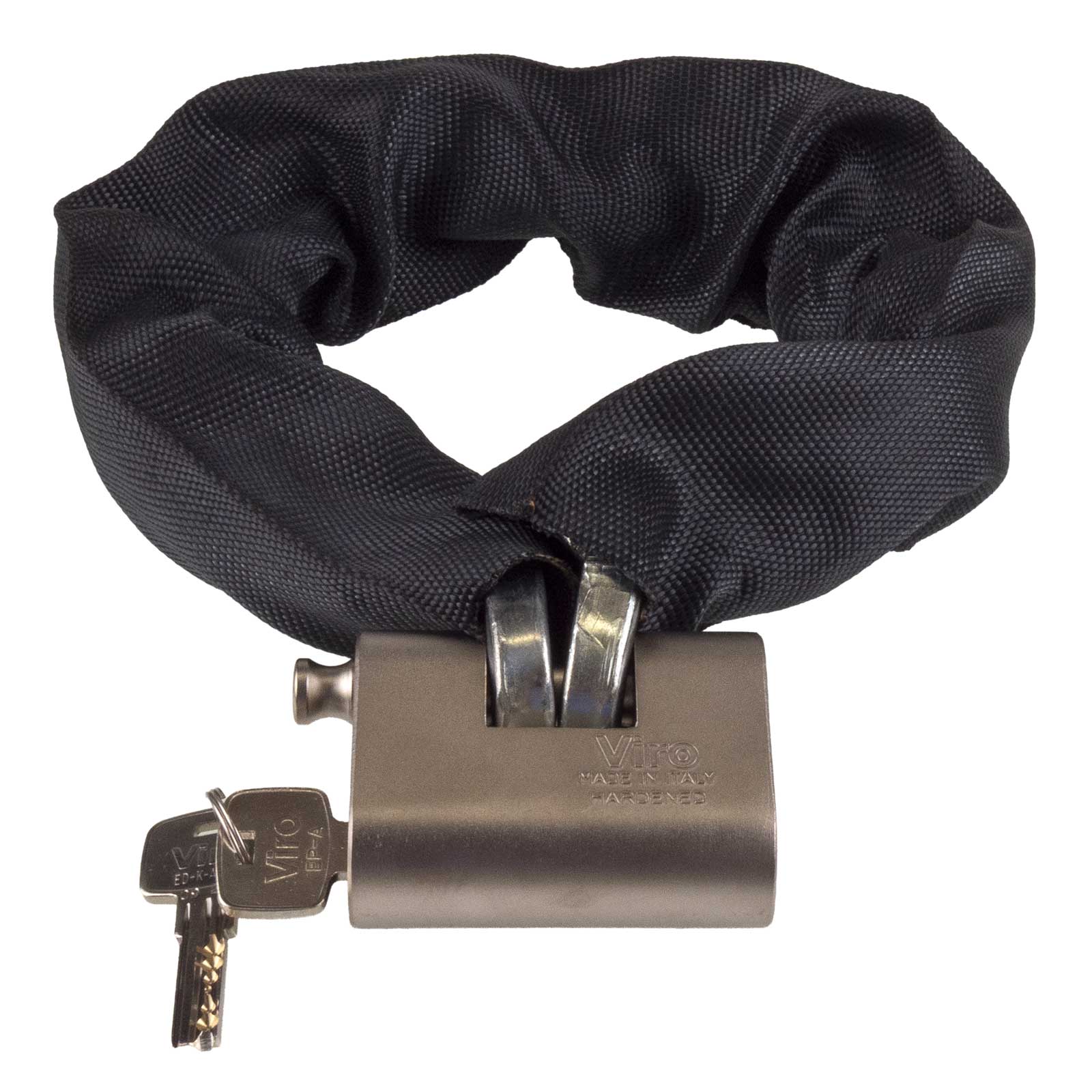 1/2" x 10' Pewag Security Chain Kit w/ Viro Lock and Cordura Sleeve