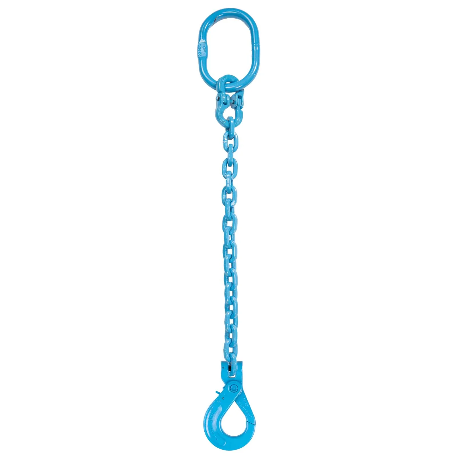 1/2" x 5' Pewag Single Leg Chain Sling w/ Self-Locking Hook - Grade 120