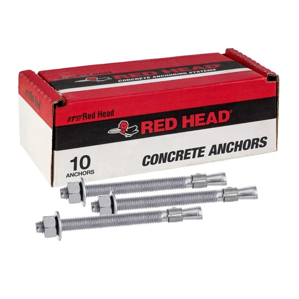 Red Head 3/4" x 5-1/2" Trubolt Wedge Anchor - 304 Stainless Steel | Qty. 10