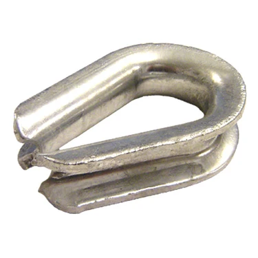 Wire Rope Thimbles - Heavy Duty Galvanized - 1/4"