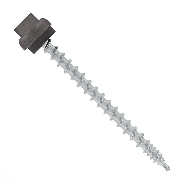 ST Fastening #10 x 2-1/2" ZXL Woodbinder Metal Roofing Screw - Charcoal Gray, Pkg 250