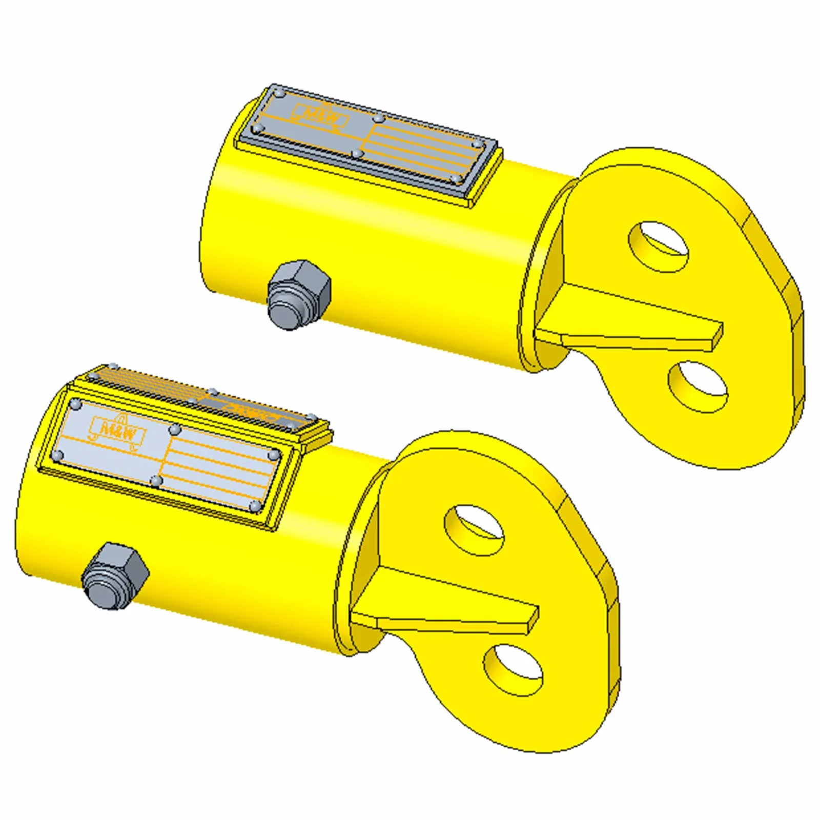 M&W Custom Spreader Beam End Caps - Pair | For 8" Pipe