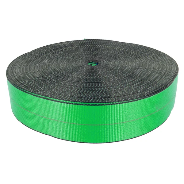 4" x 300' 20K Polyester Cargo Webbing - Green