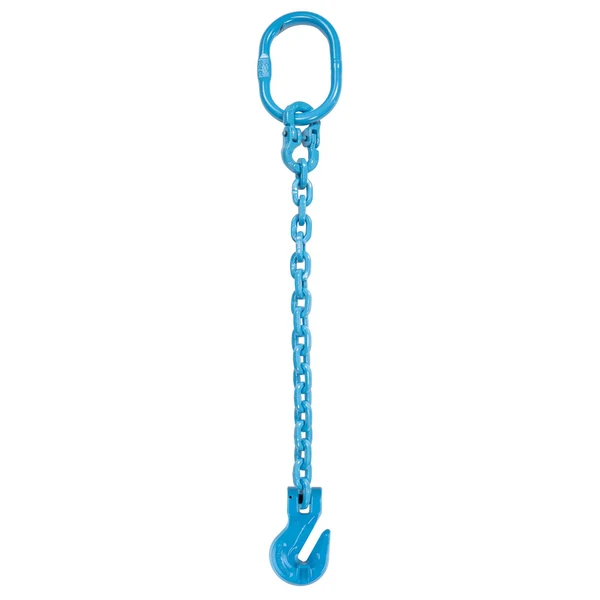 1/2" x 16' Pewag Single Leg Chain Sling w/ Grab Hook - Grade 120